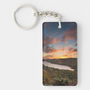 Porte-clés Lever de soleil vibrant sur le lac des Nuages en a