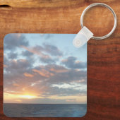 Porte-clés Lever du soleil sur Sea I Pastel Seascape (Verso)