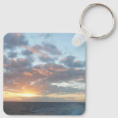 Porte-clés Lever du soleil sur Sea I Pastel Seascape (Dos)