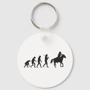 Porte-clés L'Évolution De Cowboy