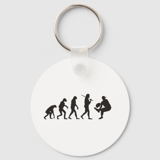 Porte-clés L'Évolution Du Pitcher De Baseball (Recto)