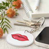 Porte-clés Lèvres Rouges