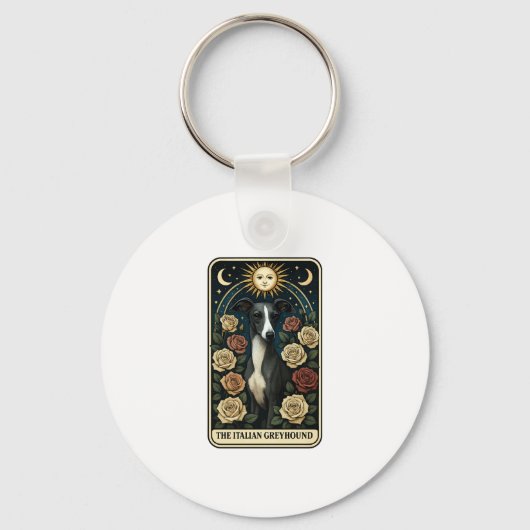Porte-clés Lévrier italien (Recto)