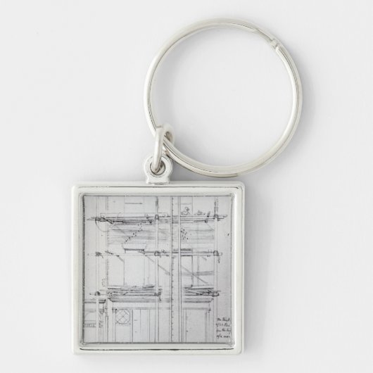 Porte-clés L'extérieur de la Chambre d'Issac étant peinte (Devant)