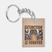 Porte-clés L'Extinction Est Un Tigre Infini (Devant gauche)