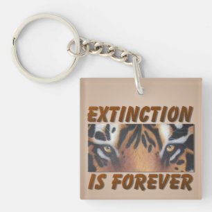 Porte-clés L'Extinction Est Un Tigre Infini