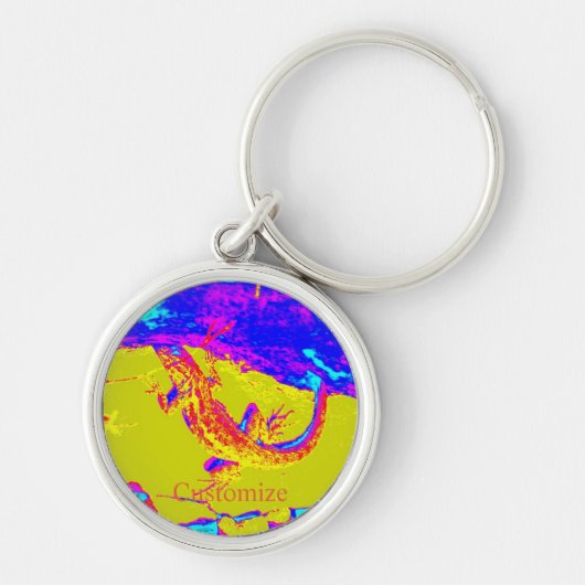 Porte-clés Lézard coloré Thunder_Cove (Devant)