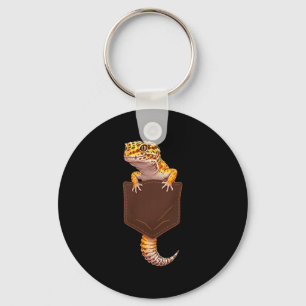 Porte-clés Lézard Mignon Reptile Gecko Léopard De Poche Drôle