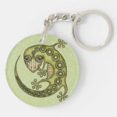 Porte-clés Lézard vert (Dos)