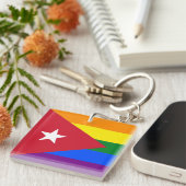 Porte-clés LGBT Cuba (Devant Droit)