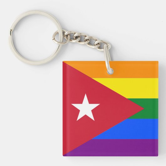 Porte-clés LGBT Cuba (Devant)