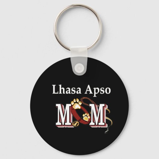 Porte-clés Lhasa Apso Maman Cadeaux (Recto)