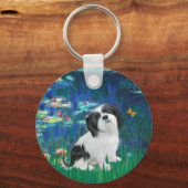 Porte-clés Lhassa Apso 2 - Lilies 5 (Recto)