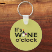 Porte-clés L'heure du vin. (Recto)