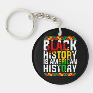 Porte-clés L'histoire des Noirs est l'histoire patriotique am