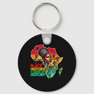 Porte-clés L'histoire noire afro-américaine patriotique est a