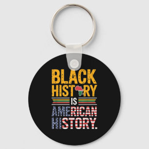 Porte-clés L'Histoire Noire Est L'Histoire Américaine Afro Mo