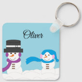 Porte-clés L'hiver est neige (Dos)