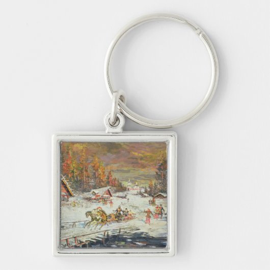 Porte-clés L'hiver russe, 1900-10 (Devant)