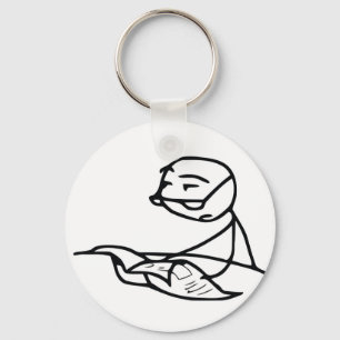 Porte-clés L'homme du journal