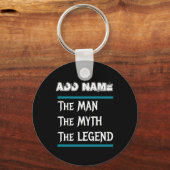 Porte-clés L'Homme Le Mythe La Légende (Recto)