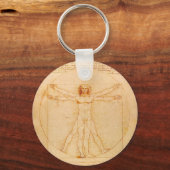 Porte-clés L'homme vitruvien - Léonard de Vinci (Recto)