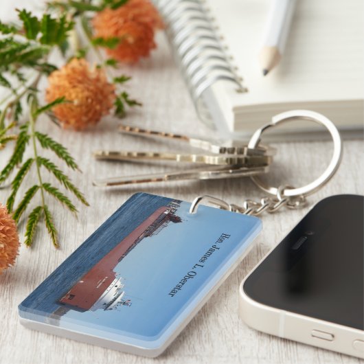 Porte-clés L'honorable James L. Oberstar rectangle porte - cl (Devant droit)