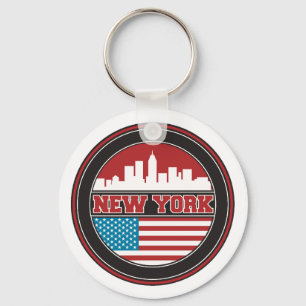 Porte-clés L'horizon Etats-Unis de New York diminuent