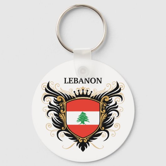 Porte-clés Liban [personnalisation] (Recto)