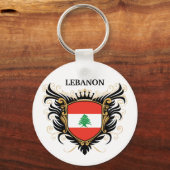 Porte-clés Liban [personnalisation] (Recto)
