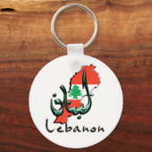 Porte-clés Liban Porte - clé bilingue 3D (Recto)