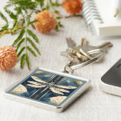 Porte-clés libellule Art déco (Côté)