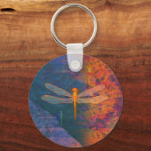 Porte-clés libellule flamboyante (Recto)