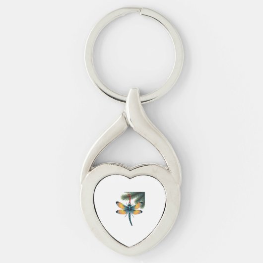 Porte-clés libellule ornementale (Devant)