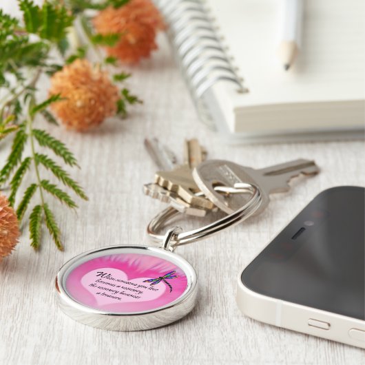 Porte-clés Libellule prisée de souvenirs (Côté)