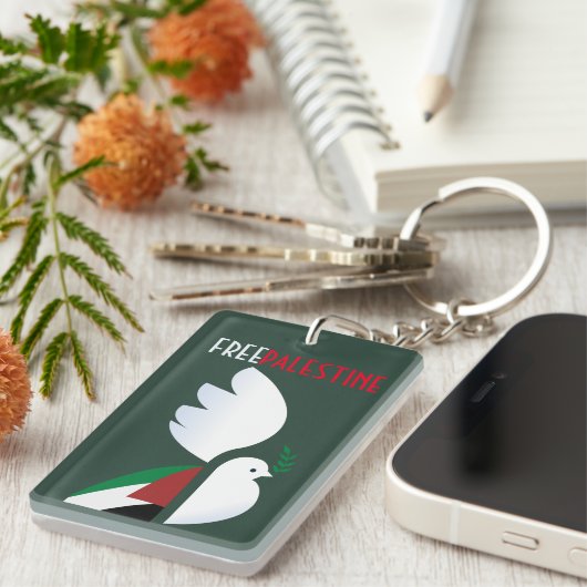 Porte-clés Libérer la Palestine (Devant droit)