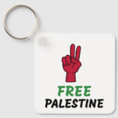 Porte-clés Libérer le génocide de Gaza (Recto)