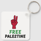 Porte-clés Libérer le génocide de Gaza (Dos)