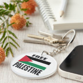 Porte-clés Libérez la Palestine (Devant droit)