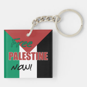 Porte-clés Libérez la Palestine maintenant Drapeau palestinie