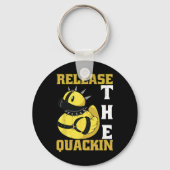 Porte-clés Libérez Quackin Gym Bodybuilding — (Recto)