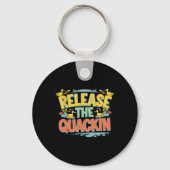 Porte-clés Libérez Quackin Gym Bodybuilding — (Recto)