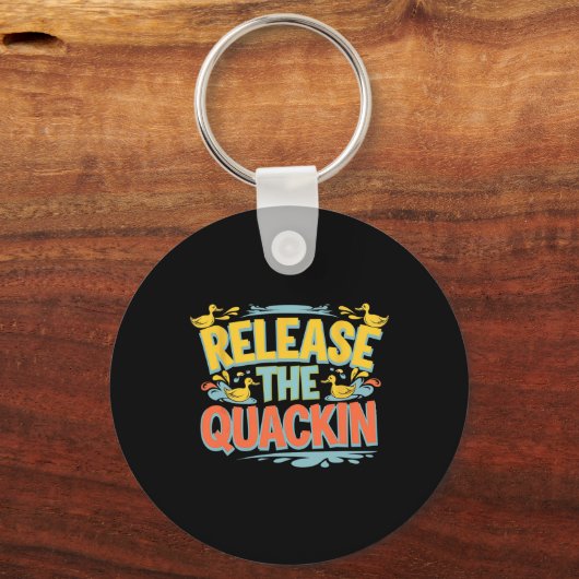 Porte-clés Libérez Quackin Gym Bodybuilding — (Recto)