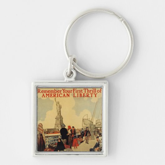 Porte-clés Liberté américaine (Devant)