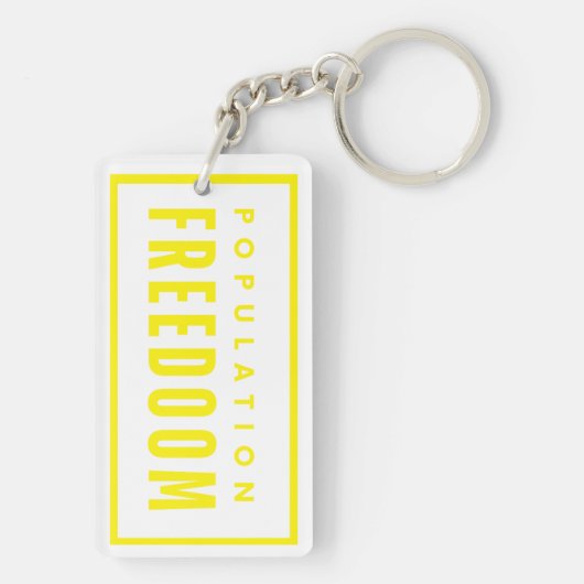 Porte-clés Liberté de la population (Dos)