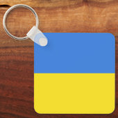 Porte-clés Liberté du drapeau ukrainien (Recto)