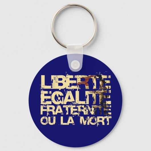 Porte-clés Liberte Egalite Fraternite : Révolution Française (Recto)