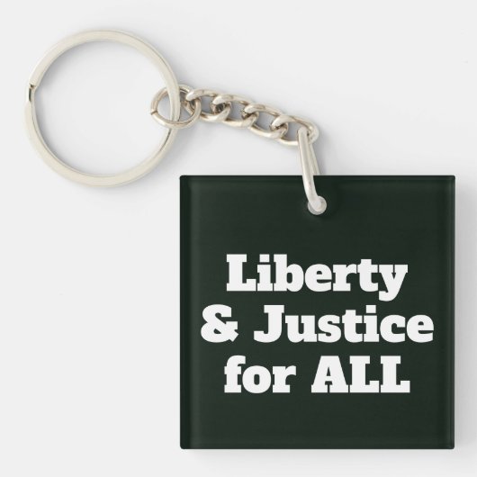Porte-clés Liberté et justice pour tous (Devant)