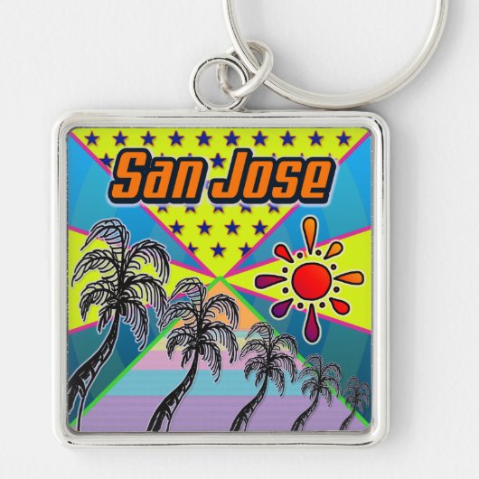 Porte-clés Liberté San Jose (Devant)