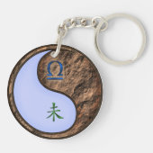 Porte-clés Libra & Earth Chèvre (Dos)